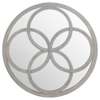 Grey Round wall Mirror - Hill Interiors