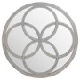 Grey Round wall Mirror - Hill Interiors