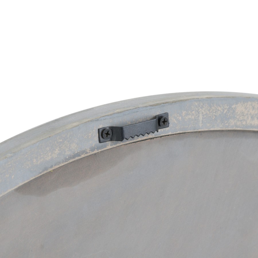 Grey Round wall Mirror - Hill Interiors