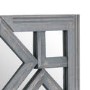 Small Grey Square Wall Mirror