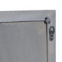 Small Grey Square Wall Mirror