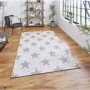 Cream & Grey Indoor/Outdoor Star Rug - 200x290 - Santa Monica