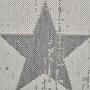 Cream & Grey Indoor/Outdoor Star Rug - 200x290 - Santa Monica