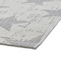 Cream & Grey Indoor/Outdoor Star Rug - 200x290 - Santa Monica