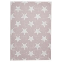 Pink & White Indoor/Outdoor Star Rug - 200x290 - Santa Monica