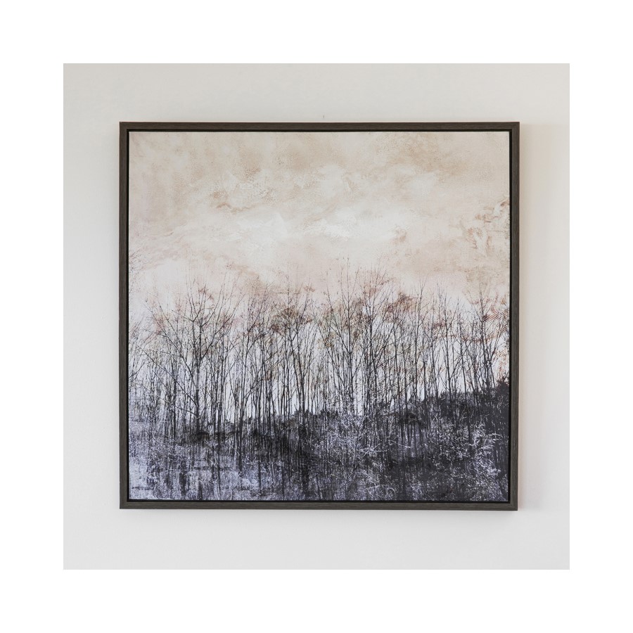 Large Forest Framed Canvas - Caspian House 