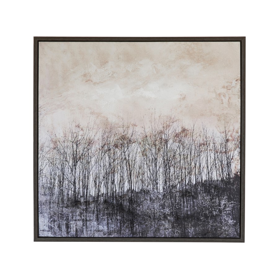 Large Forest Framed Canvas - Caspian House 