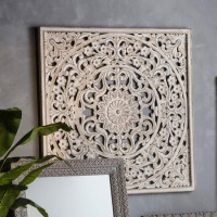 Large Square Wooden Wall Art - Caspian House