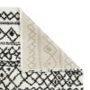 Scandi Berber Rug in Black and White - 120 x 170 cm