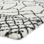 Scandi Berber Rug in Black and White - 120 x 170cm
