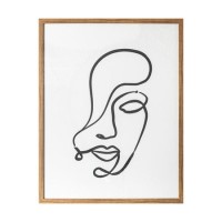 Contour Line Drawing Framed Print - Caspian House 