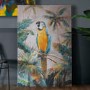 Oversized Rain Forest Parrot Art Canvas - Caspian House