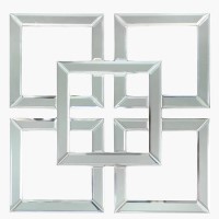 Geometric Mirrored Wall Décor - Aurora Boutique