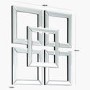 Geometric Mirrored Wall Décor - Aurora Boutique