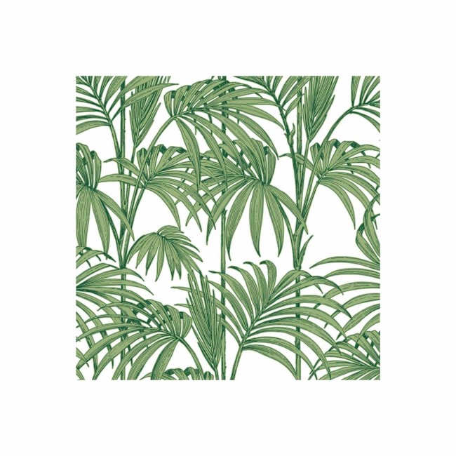 Green Palm Leaves Wallpaper - Julien MacDonald