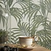 Green Palm Leaves Wallpaper - Julien MacDonald