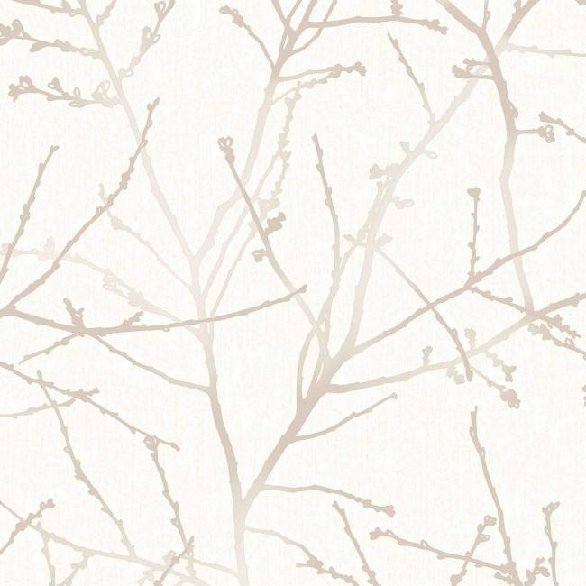 Stone & Cream Twigs Superfresco Easy Wallpaper