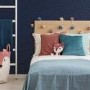 Navy Blue & Copper Confetti Superfresco Easy Wallpaper