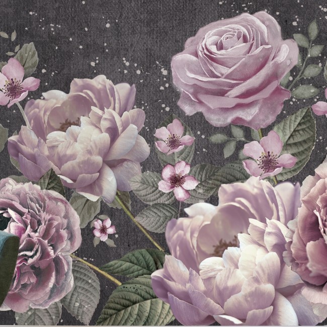 Pink Floral Mural Wallpaper - Venetia