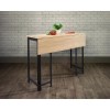 Extendable Oak Effect Bar Table - Seats 4 - Teknik Office