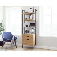 Wall Mounted 3 Shelf Bookcase with Drawers - Hythe - Teknik Office
