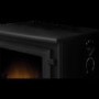 Black Electric Stove Fireplace - Adam Hudson