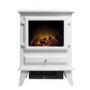 White Electric Stove Fireplace - Adam Hudson