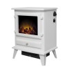White Electric Stove Fireplace - Adam Hudson