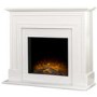 Adam White Freestanding Fireplace Suite - 44 inch - Sandwell
