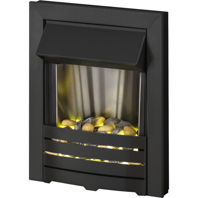 Adam Helios Electric Fire in Black