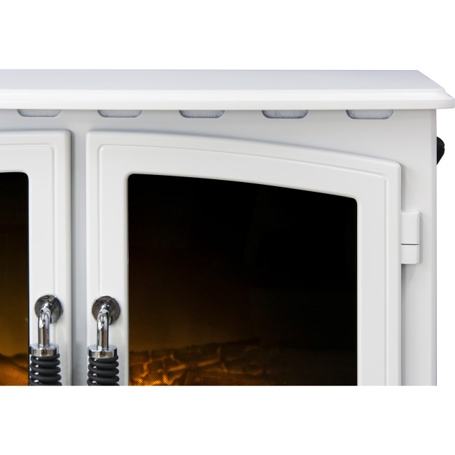 Adam Woodhouse Electric Stove in Pure White