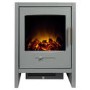 Adam Grey Freestanding Electric Stove Fire - Bergen