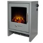 Adam Grey Freestanding Electric Stove Fire - Bergen