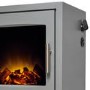 Adam Grey Freestanding Electric Stove Fire - Bergen