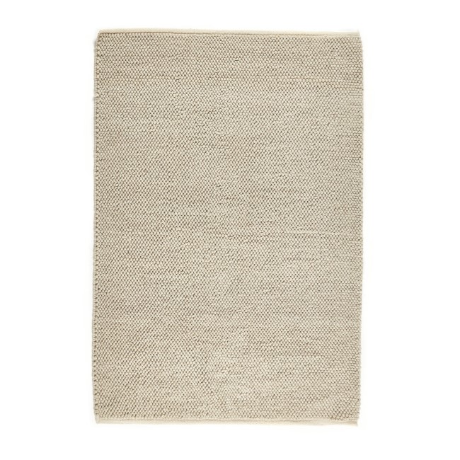 Large Hand Woven Textured Natural Rug - 170 x 120 cm - La Playa