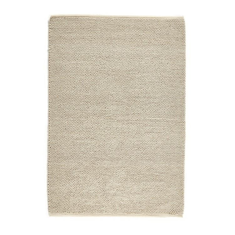 Large Hand Woven Textured Natural Rug - 170 x 120 cm - La Playa