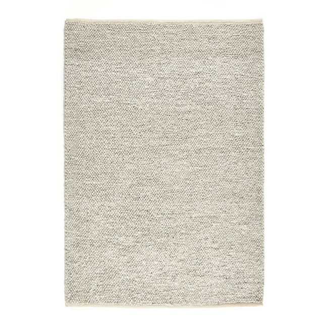 Textured Silver Rug - 170 x 120 cm - La Playa