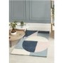Horizon Multi Coloured Rug with Geometric Patterns - 120x170 cm