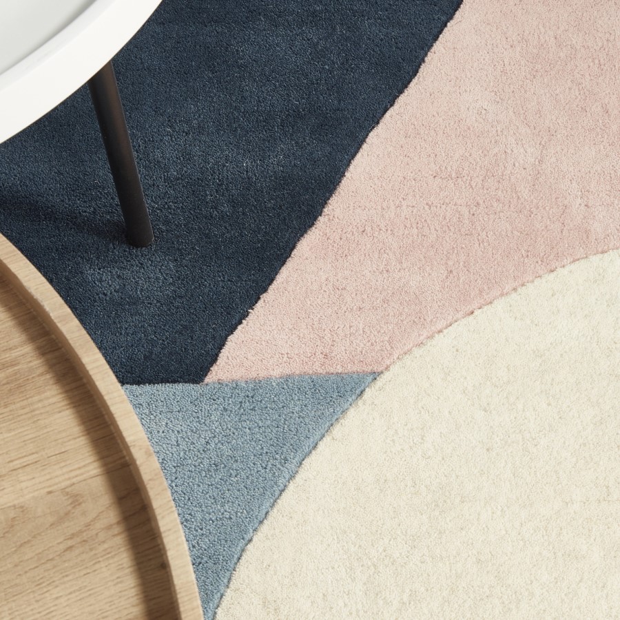 Horizon Multi Coloured Rug with Geometric Patterns - 120x170 cm