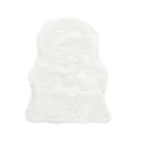 White Faux Sheepskin Rug - 60x90cm - Luxe