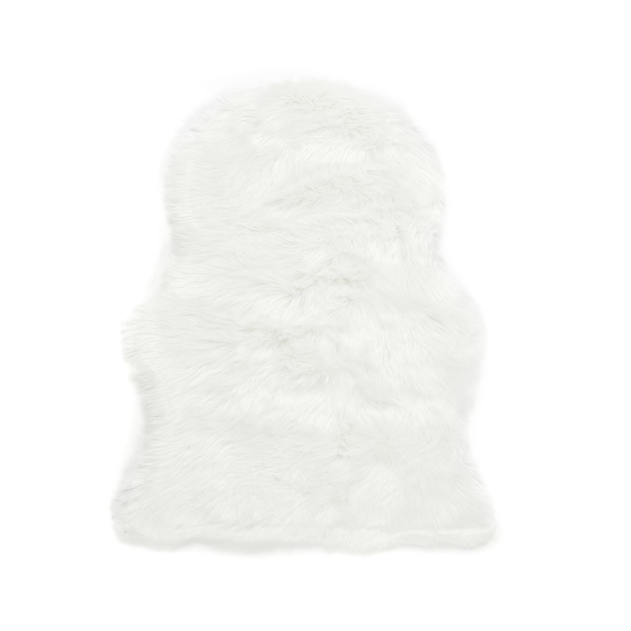 White Faux Sheepskin Rug - 60x90cm - Luxe
