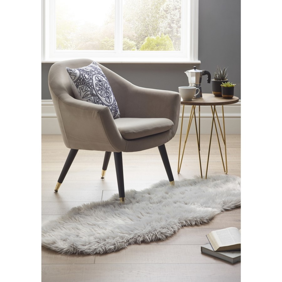 Grey Faux Sheepskin Rug - 60x160cm - Luxe