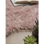 Pink Faux Sheepskin Rug - 60x90cm - Luxe