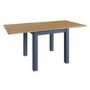 Navy & Oak Extendable Dining Table - Vriginia
