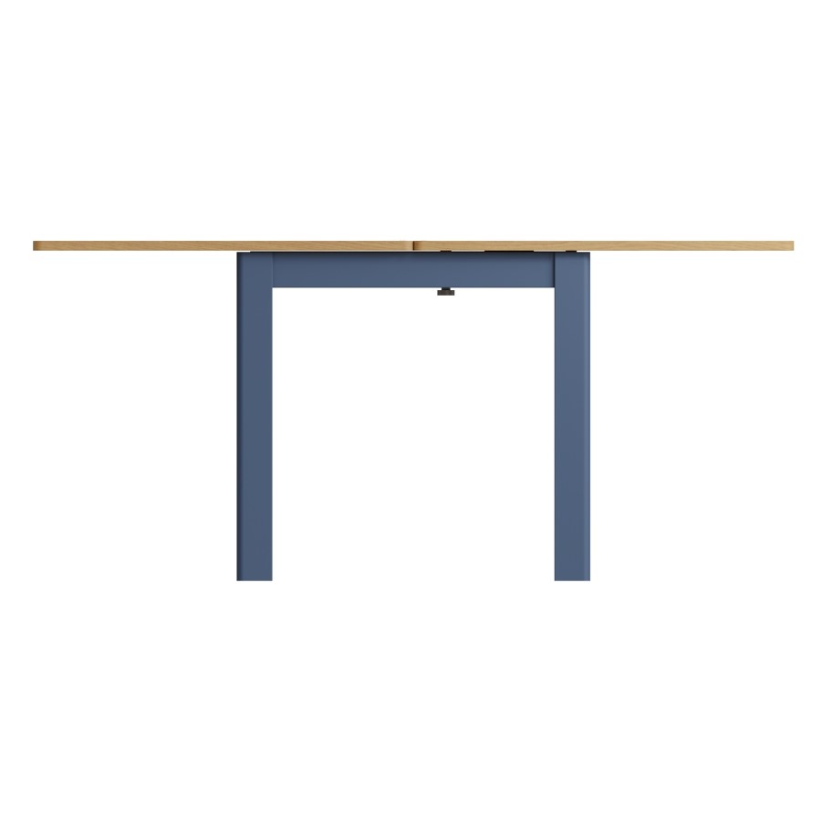 Navy & Oak Extendable Dining Table - Vriginia