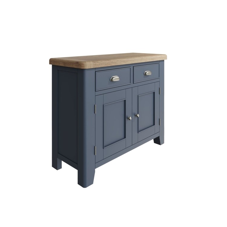 Navy & Oak Small Sideboard -  Pegasus