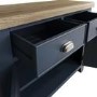 Navy & Oak Small Sideboard -  Pegasus