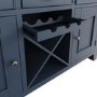Large Navy & Oak Sideboard - Pegasus