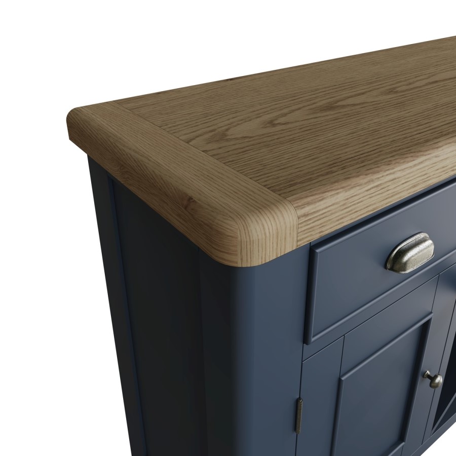 Large Navy & Oak Sideboard - Pegasus
