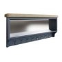 Navy & Oak Coat Rack - Pegasus